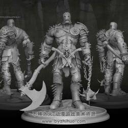 ZBrush獸人頭像制作視頻教程 第一季