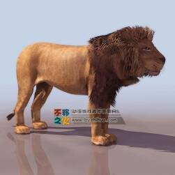 Lion 巨像的獅子3DS模型