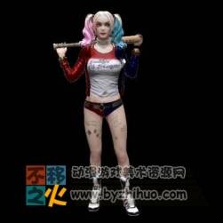 DC角色 小丑女 哈雷奎因 模型