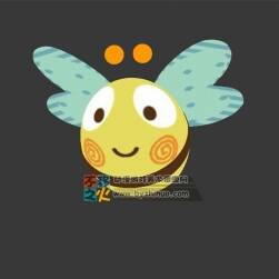 卡通小蜜蜂 Max模型