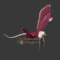 犀利的飛鷹獸 Max OBJ模型