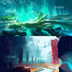 【Duelyst】決斗英雄 場(chǎng)景原畫 Anton Fadeev 游戲概念設(shè)計(jì)