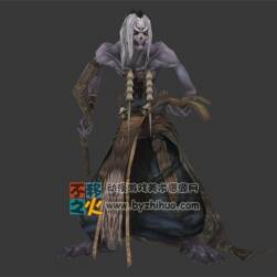 僵尸 骷髏 惡魔 法師模型