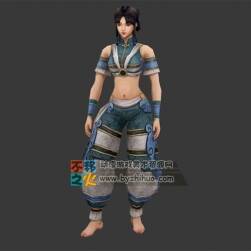 古裝 武術(shù) 武打 女武士模型