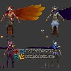 霞洛 精靈 魔族 斗篷 模型