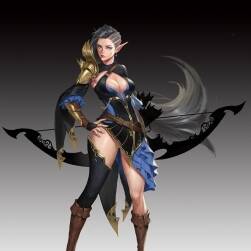 游戲角色素材 精選女性角色圖集 500P