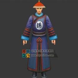 清朝 捕頭 模型