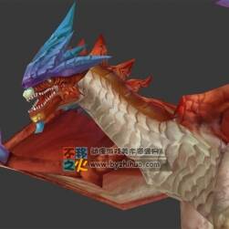 西方雙翼飛龍 Max模型