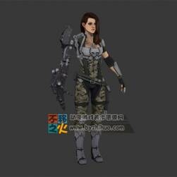 次世代美女鎧甲戰(zhàn)士模型