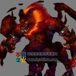 熔巖獸王 3D游戲模型