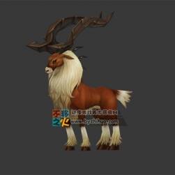 巨角鹿 Max模型