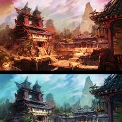 降龍之劍 場景角色原畫 游戲原畫素材