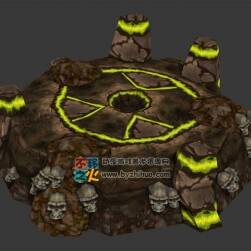 魔獸 祭壇模型 3D模型下載