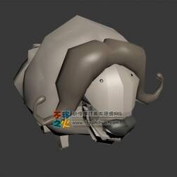 陸地生物 OBJ模型 四邊面