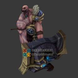 英雄聯(lián)盟LOL 弗雷爾卓德之心 布隆 大招動(dòng)作 游戲模型