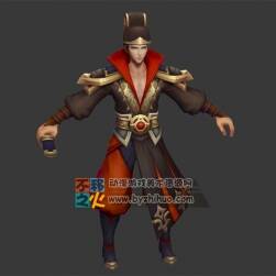 狄仁杰 英雄 官服 外觀(guān) 模型