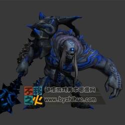 惡魔 魔鬼 獨眼 巨人 狼牙棒 模型