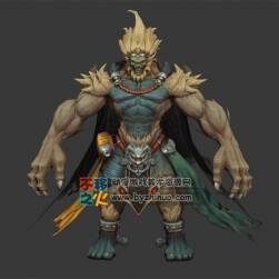 孫悟空 齊天大圣 猿人 巨人  肌肉 模型