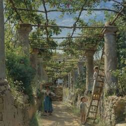 丹麥畫家蒙森德 Peder Mork Monsted 高清作品鑒賞