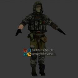 士兵 戰(zhàn)士 戰(zhàn)爭 迷彩 模型