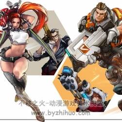 【NCSOFT】游戲角色大亂斗 韓國(guó)角色原畫 66P