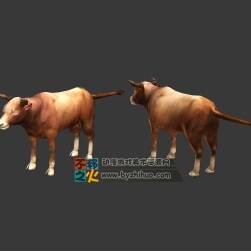 家養(yǎng)黃牛 Max模型