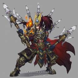 神將三國(guó) 游戲原畫 美術(shù)資源 角色場(chǎng)景設(shè)定