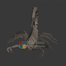 金屬蝎子 Max模型