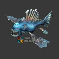 魚怪 Max模型