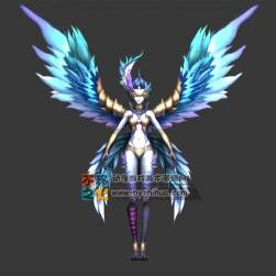 美女 人面鳥身 海妖 塞壬女妖模型