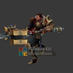 壯漢 戰(zhàn)士 鎧甲 弩炮 模型