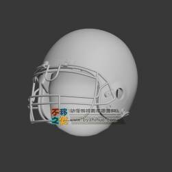 橄欖球面具模型