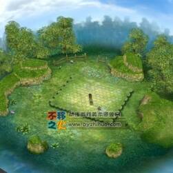 魔幻花園——戰(zhàn)斗場景 3D游戲場景模型