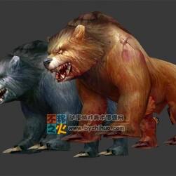 惡熊兄弟 Max模型