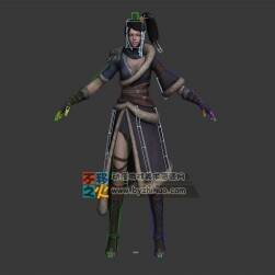 黑發(fā) 少女 冬衣  模型