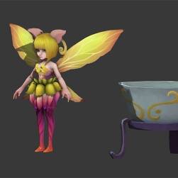 金發(fā)  蘿莉 精靈 模型