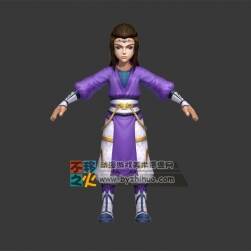 Q版角色男主 項(xiàng)羽 模型