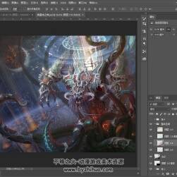 超贊 游戲素材 神獸類生物原畫源文件 PSD格式 5P