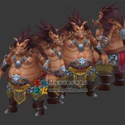 妖怪 怪物 獸人 豬妖模型