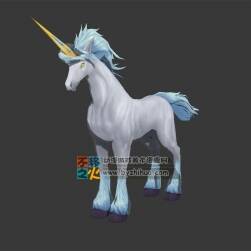 純潔 金角獨(dú)角獸 Max模型