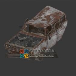 次世代生銹報廢汽車模型