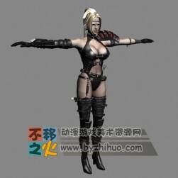 性感 御姐 金發(fā) 美女 刺客模型