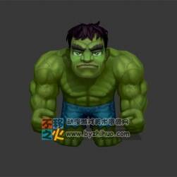 可愛 大眼睛的綠巨人