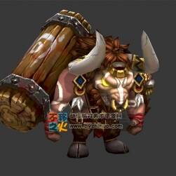 牛妖 牛頭 怪物 模型