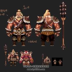 中式古風(fēng)角色 場(chǎng)景原畫(huà)設(shè)定