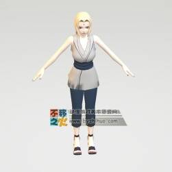 火影 綱手 FBX模型