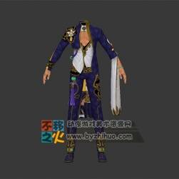 東方風格時裝模型