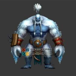 白發(fā) 妖怪 巨人 雪怪 模型