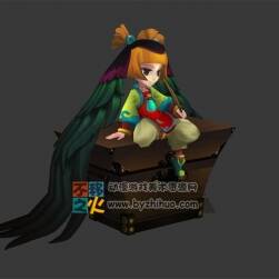 古裝 兒童 倉(cāng)庫(kù) NPC 模型