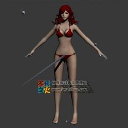 紅發(fā) 美女 御姐 性感 比基尼 內(nèi)衣 泳裝 模型